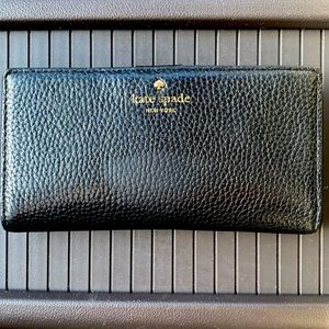 Kate Spade Black Leather Wallet